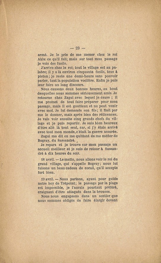 Renseignements sur la situation des Colonies. Affaire QUIQUEREZ 