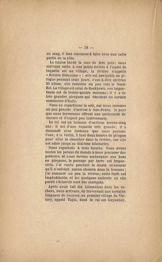 Renseignements sur la situation des Colonies. Affaire QUIQUEREZ 