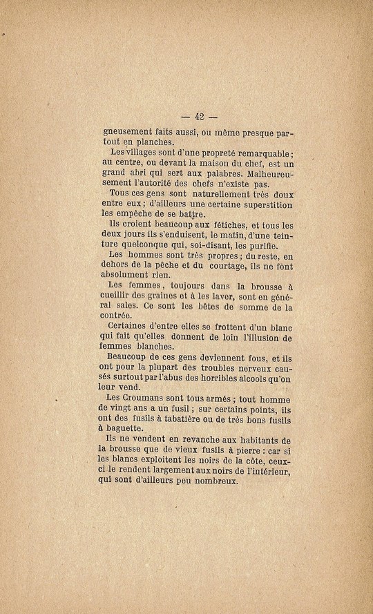 Renseignements sur la situation des Colonies. Affaire QUIQUEREZ 