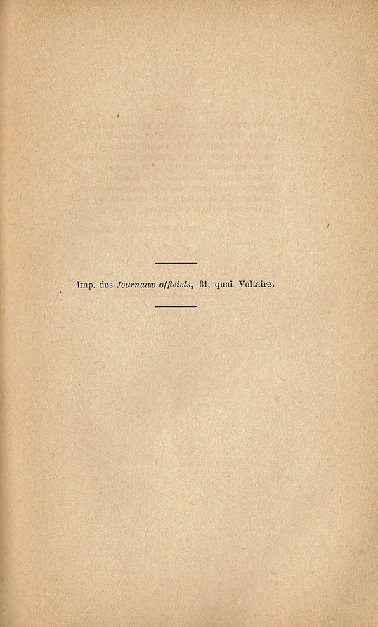 Renseignements sur la situation des Colonies. Affaire QUIQUEREZ 