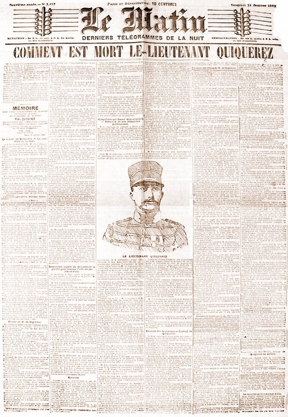Le Matin 21 octobre 1892 affaire-quiquerez-1891.com