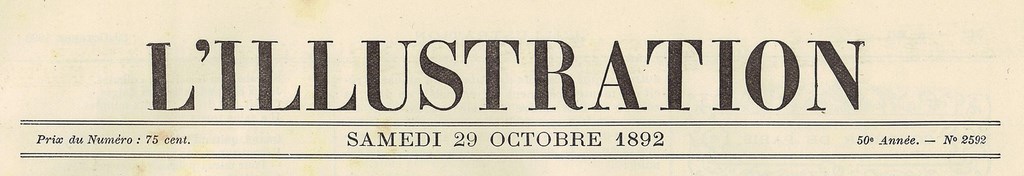 L'ILLUSTRATION SAMEDI 29 OCTOBRE 1892