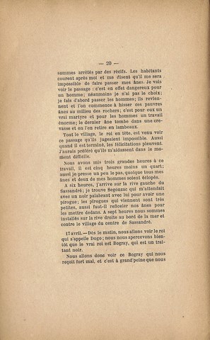 Renseignements sur la situation des Colonies. Affaire QUIQUEREZ 