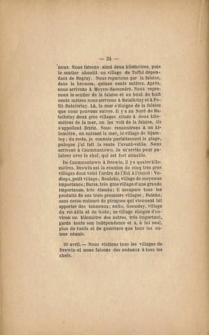 Renseignements sur la situation des Colonies. Affaire QUIQUEREZ 