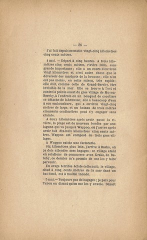 Renseignements sur la situation des Colonies. Affaire QUIQUEREZ 