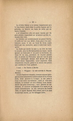 Renseignements sur la situation des Colonies. Affaire QUIQUEREZ 