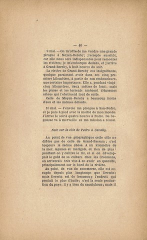 Renseignements sur la situation des Colonies. Affaire QUIQUEREZ 