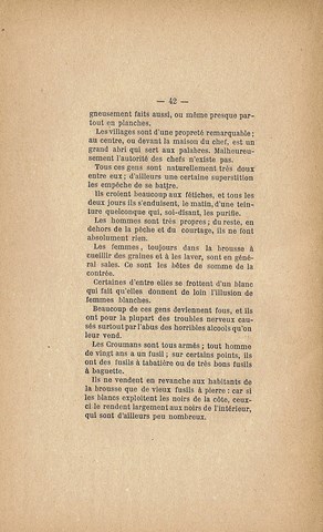 Renseignements sur la situation des Colonies. Affaire QUIQUEREZ 