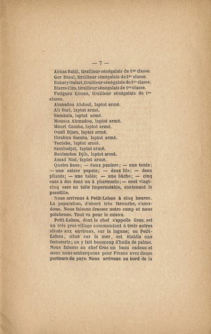 Renseignements sur la situation des Colonies. Affaire QUIQUEREZ 