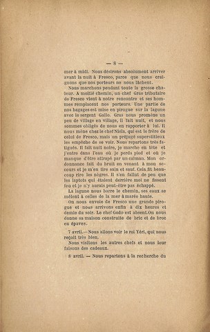 Renseignements sur la situation des Colonies. Affaire QUIQUEREZ 