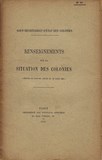 Renseignements sur la situation des Colonies. Affaire QUIQUEREZ 
