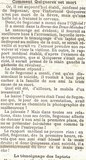 LA LIBRE PAROLE Mardi 10 Octobre 1893 (Affaire QUIQUEREZ - de SEGONZAC 1891-1892)
