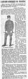 LE PETIT JOURNAL JEUDI 20 OCTOBRE 1892  (affaire Quiquerez-de Segonzac. 1891-1893)